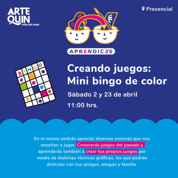 Aprendices | Creando Juegos: MINI BINGO DE COLOR