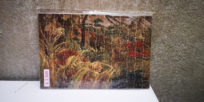 Puzzle "Tigre en una Tormenta Tropical"