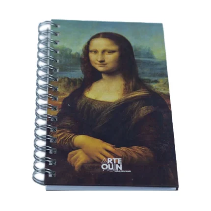 Libreta tipo cuaderno - La Mona Lisa